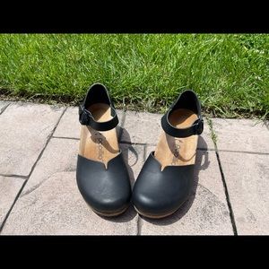 Birkenstock Papillio Mary Janes black nubuck leather